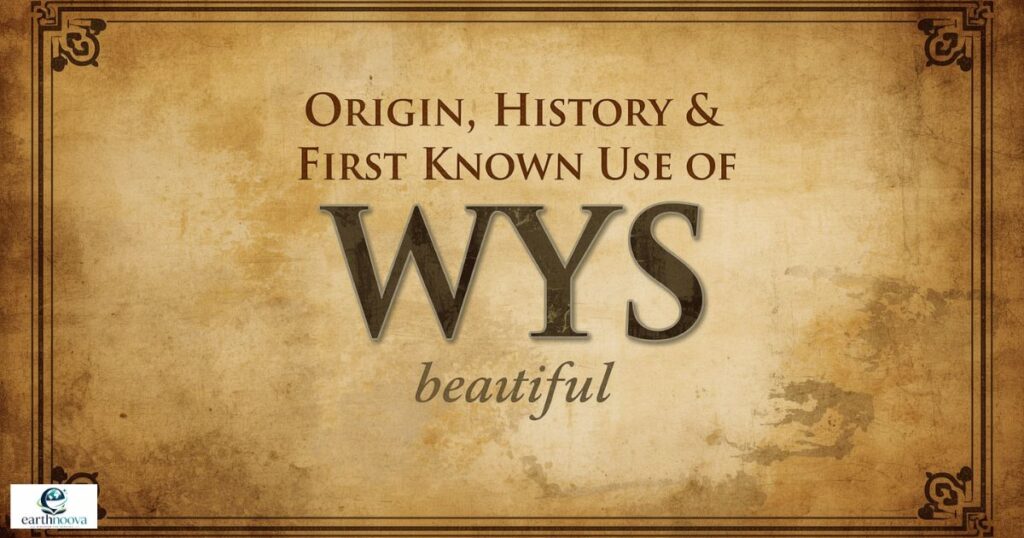 Origin, History & First Known Use of WYS