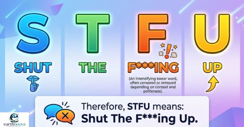 STFU Meaning Across WhatsApp, Instagram, TikTok & Snapchat