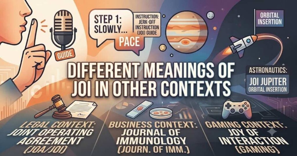 Different Meanings of JOI in Other Contexts