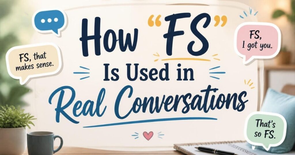 How “FS” Is Used in Real Conversations
