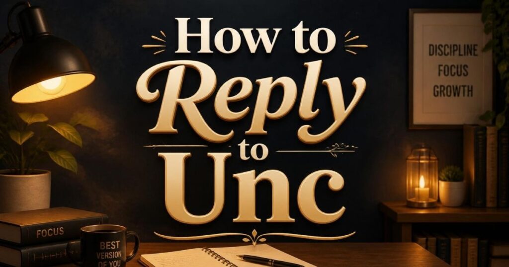 How to Reply to Unc