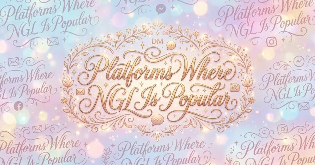 Platforms Where NGL Is Popular