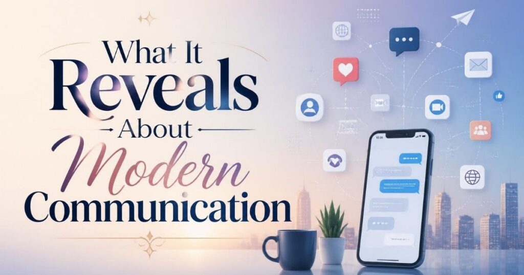 What It Reveals About Modern Communication