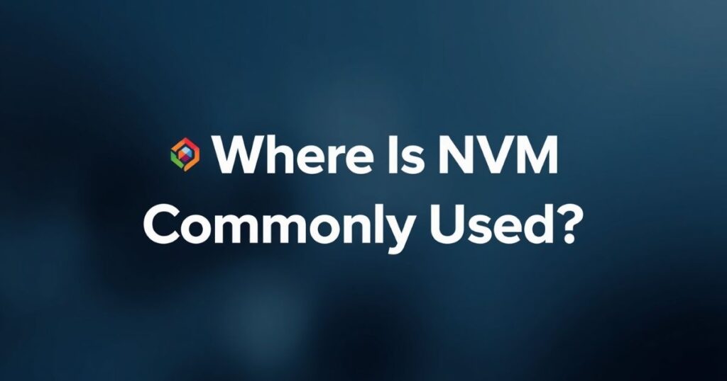 Where Is NVM Commonly Used?