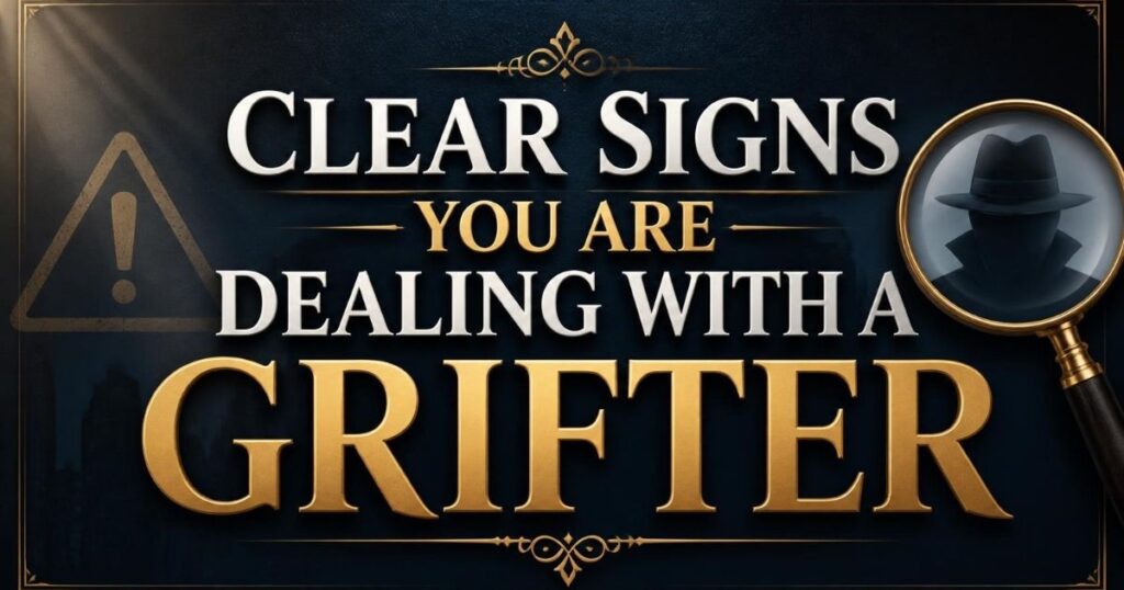 Clear Signs You Are Dealing With a Grifter
