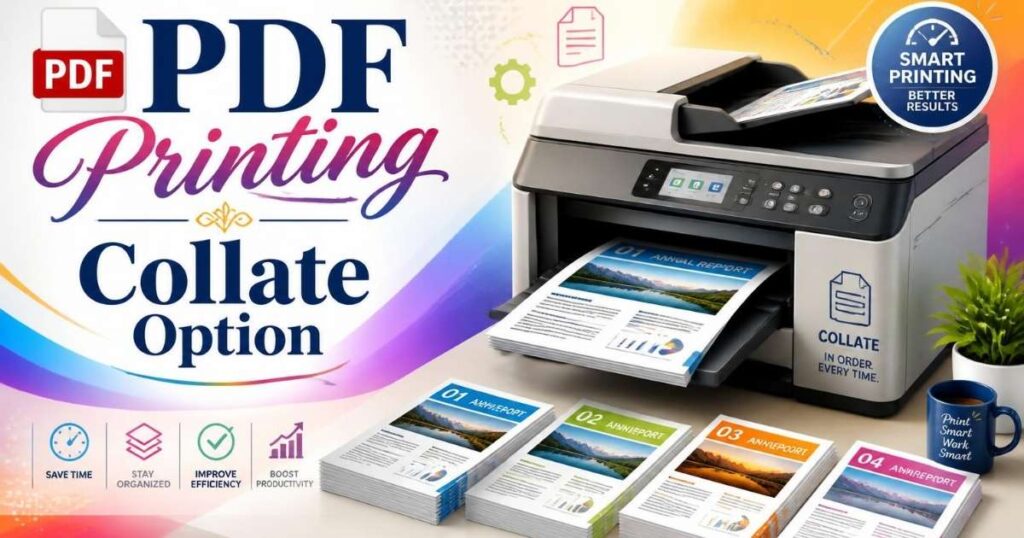 PDF Printing Collate Option