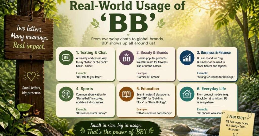 Real-World Usage of “BB”