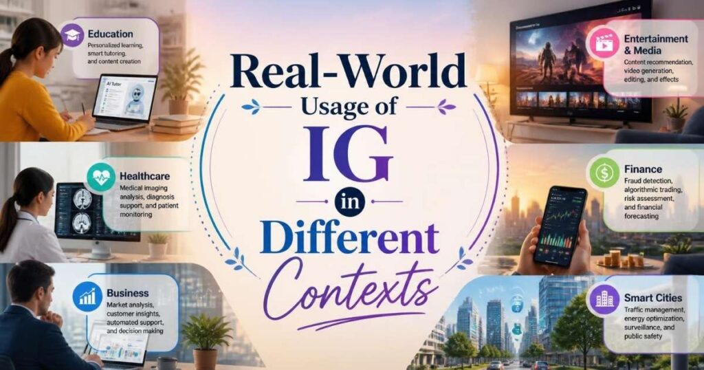 Real-World Usage of IG in Different Contexts