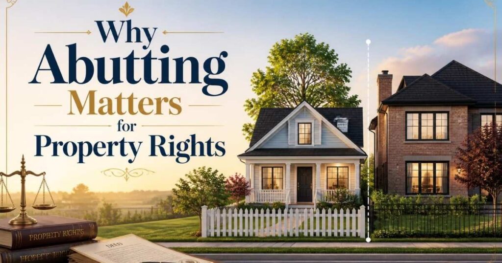 Why Abutting Matters for Property Rights
